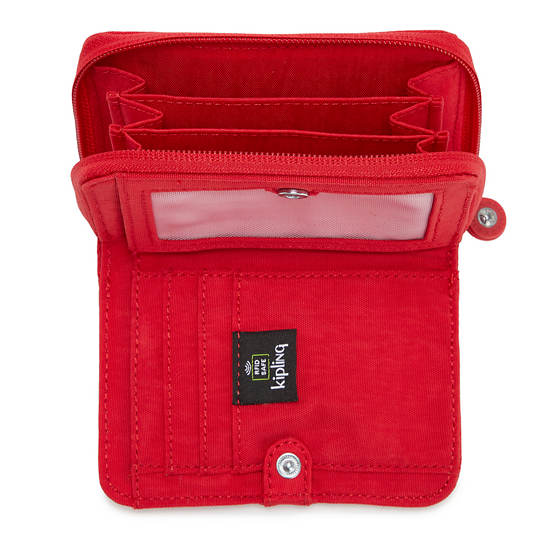 Kipling Money Love Small Portefeuille Rood | BE 1684RV